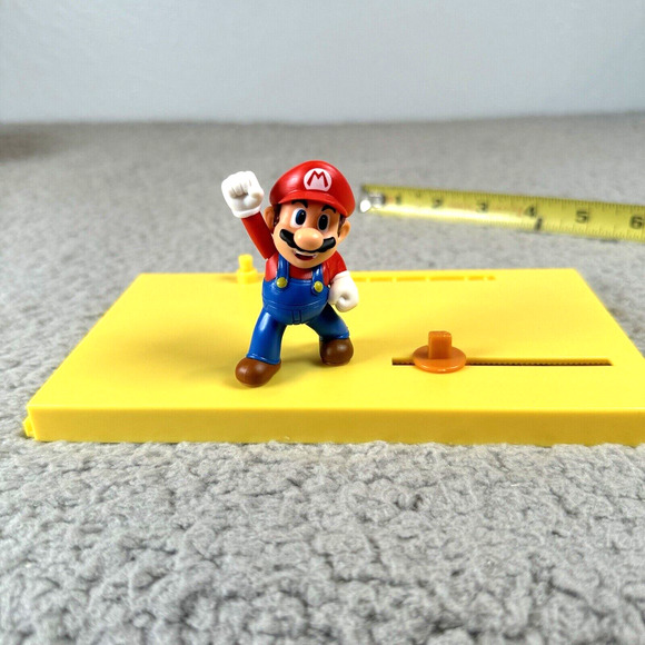 Mario Themed Lot Figure Platforms Walls Totem Pole 6 Pieces - Picture 13 of 16